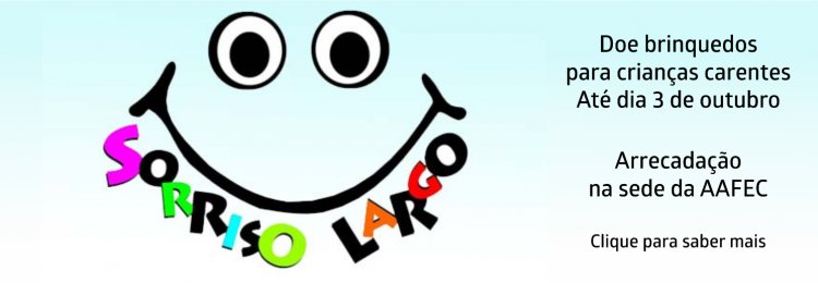 Campanha “Sorriso Largo” arrecada brinquedos até o dia 3 de outubro