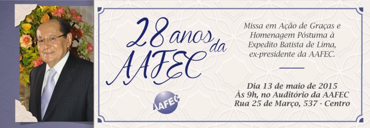 AAFEC 28 ANOS- Convite