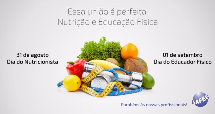 Nossa gratidão aos nutricionistas e educadores físicos