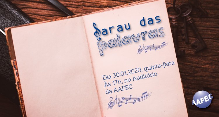 Venha participar do primeiro Sarau do ano